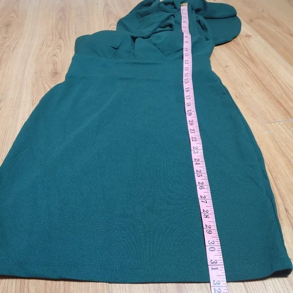 Shareen Collections Australia Mini Green Dress Size 10 - Picture 10 of 10